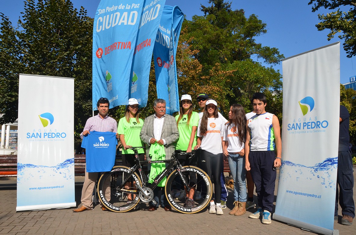 Aguas San Pedro hidrató la Triatlón de San Pedro de la Paz