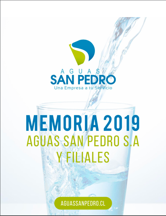 Memoria 2019, Aguas San Pedro S.A. y Filiales.